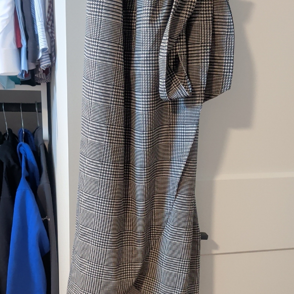Calvin Klein Black and White Checkered Dress - Picture 5 of 6